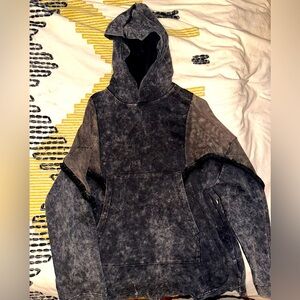 Woman’s distressed hoodie